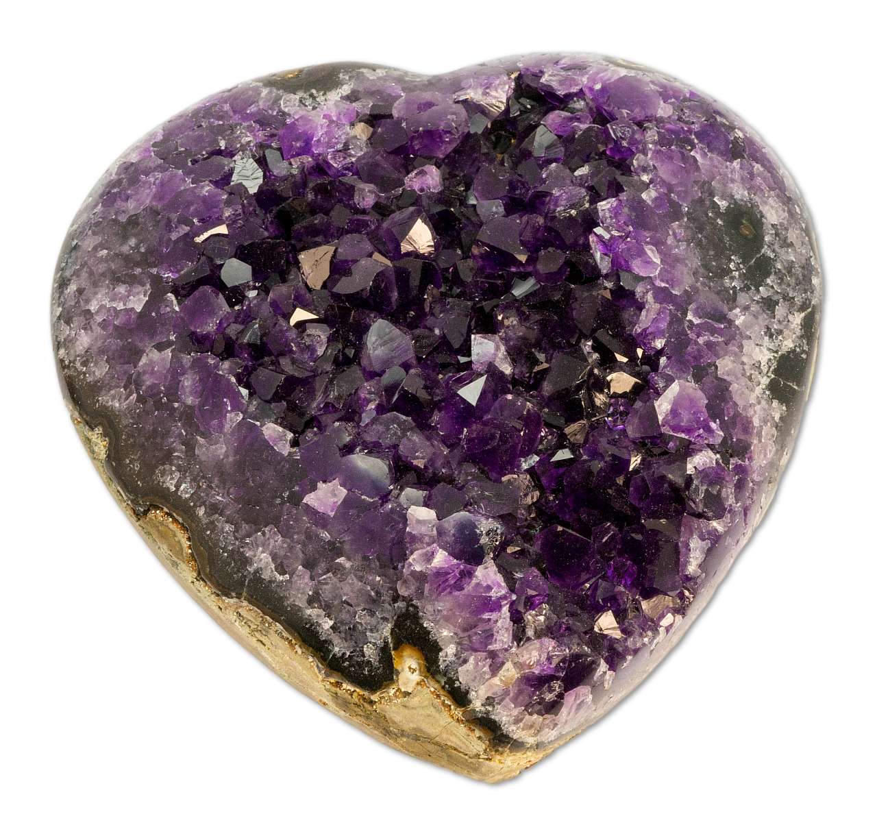 Herz Amethyst Druse Uruguay 1028g - Amethystdruse - Mineralien - A Qualität #0652