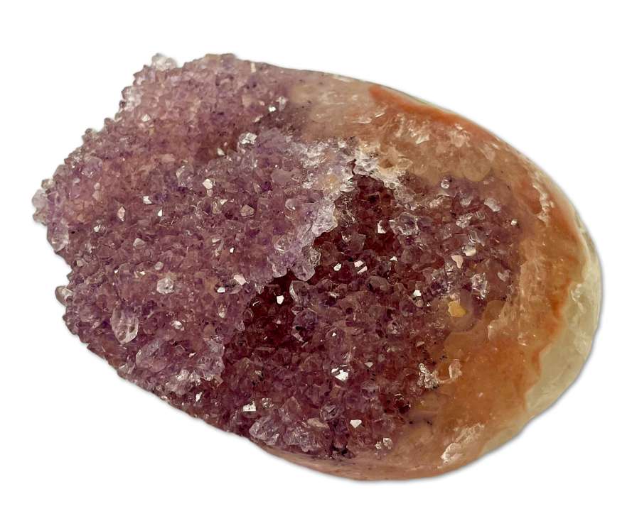 Amethyst Stufe Uruguay 212g - polierter Rand - Amethystdruse - Edelstein - Mineralien - A Qualität #4018