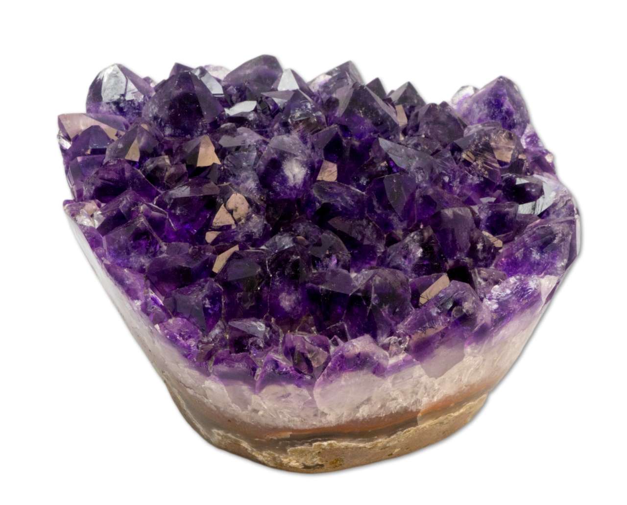 Amethyst Druse Cupcake Uruguay 1376g - polierter Rand Amethystdruse - A Qualität #6146