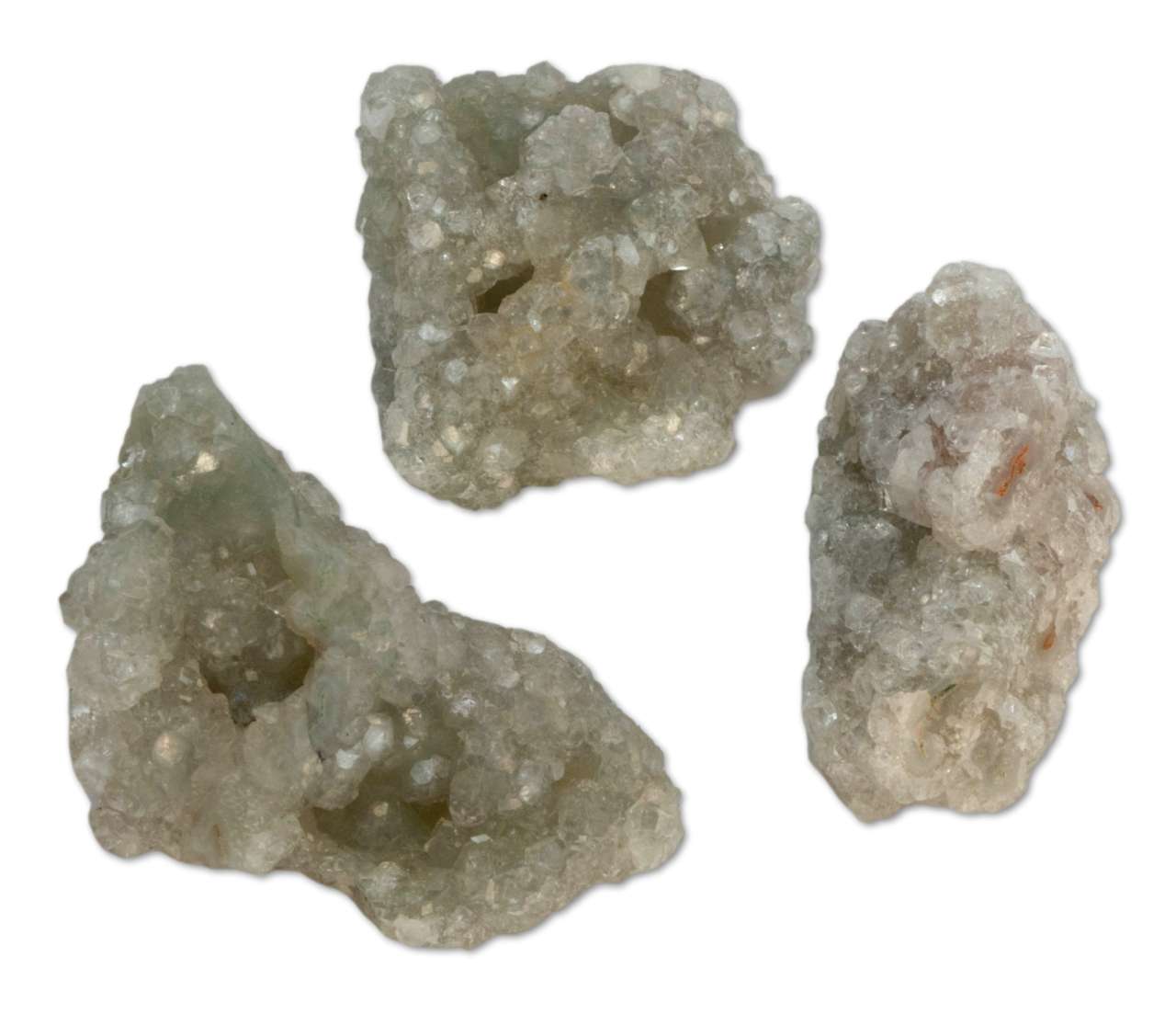 Apophyllit Drusenstück - Edelstein - Trommelstein - Handschmeichler - A Qualität #6115