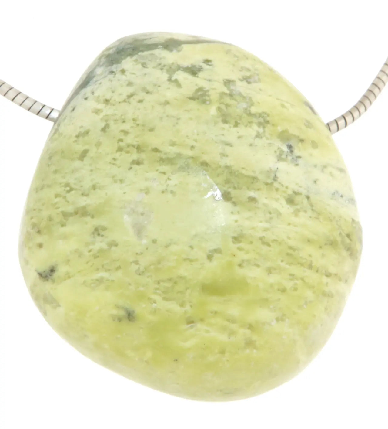 Chita Serpentin Trommelstein Edelstein Schmuck Ketten Anhänger #6336