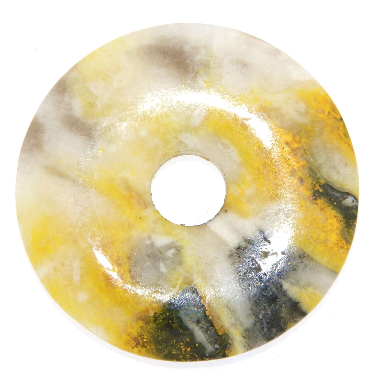 Eclipse - Bumble Bee Donut - PI Scheibe - Schmuck Ketten Anhänger 40mm - A Qualität #5134