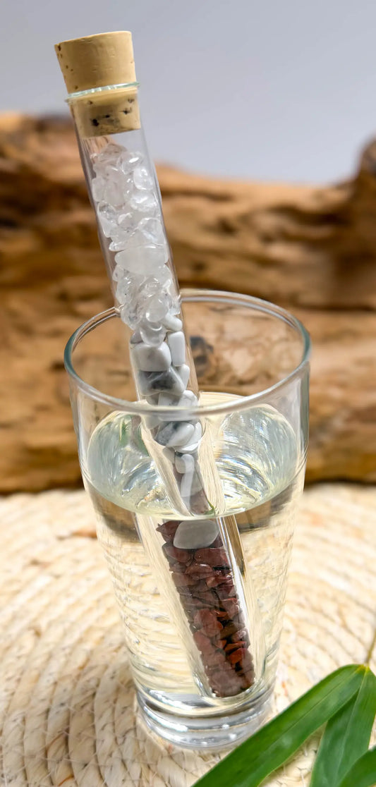 Edelsteinwasser Stab Diät Mischung - Wassersteine - Wasser energetisieren - seelensteinchen