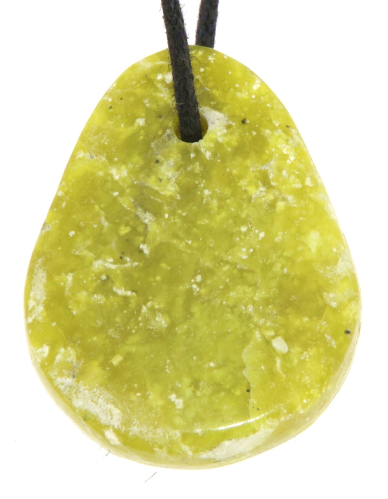 Lizardit / Norwegische Jade Trommelstein Edelstein Schmuck Ketten Anhänger #0529
