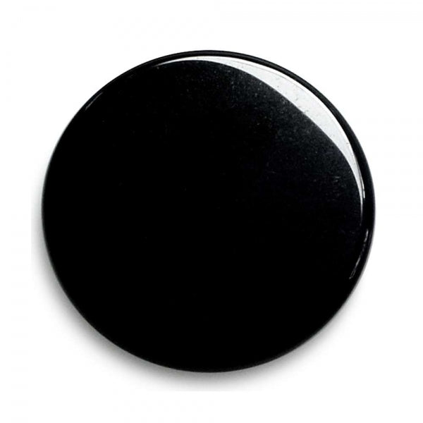Obsidian Spiegel ca. 7,5 cm - Obsidianspiegel - Edelstein - A Qualität #6511