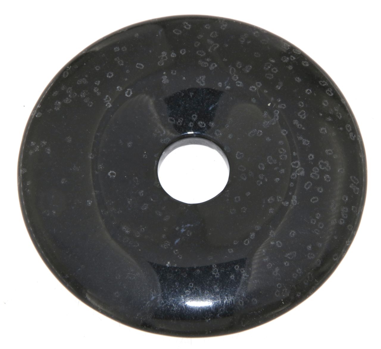 Onyx Donut - PI Scheibe - Edelstein Schmuck Ketten Anhänger A Qualität 50mm - #7223