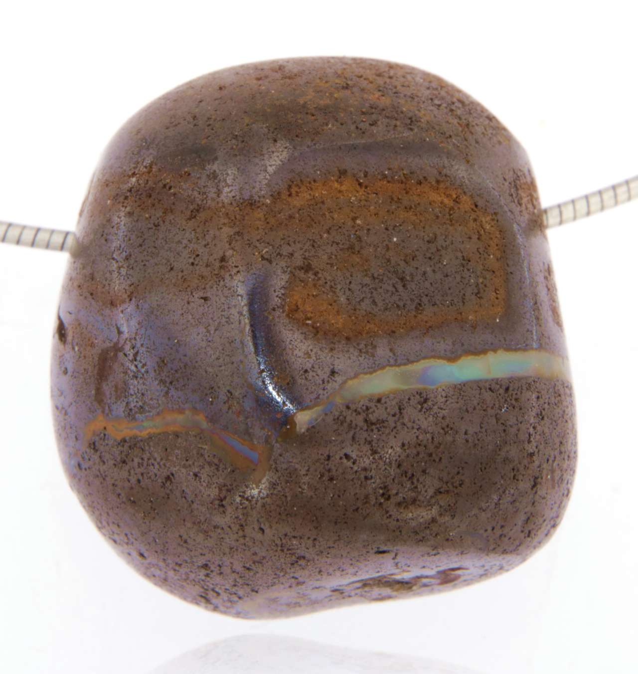 Boulder Opal Matrix Trommelstein Schmuck Anhänger - Edelstein A Qualität #5248