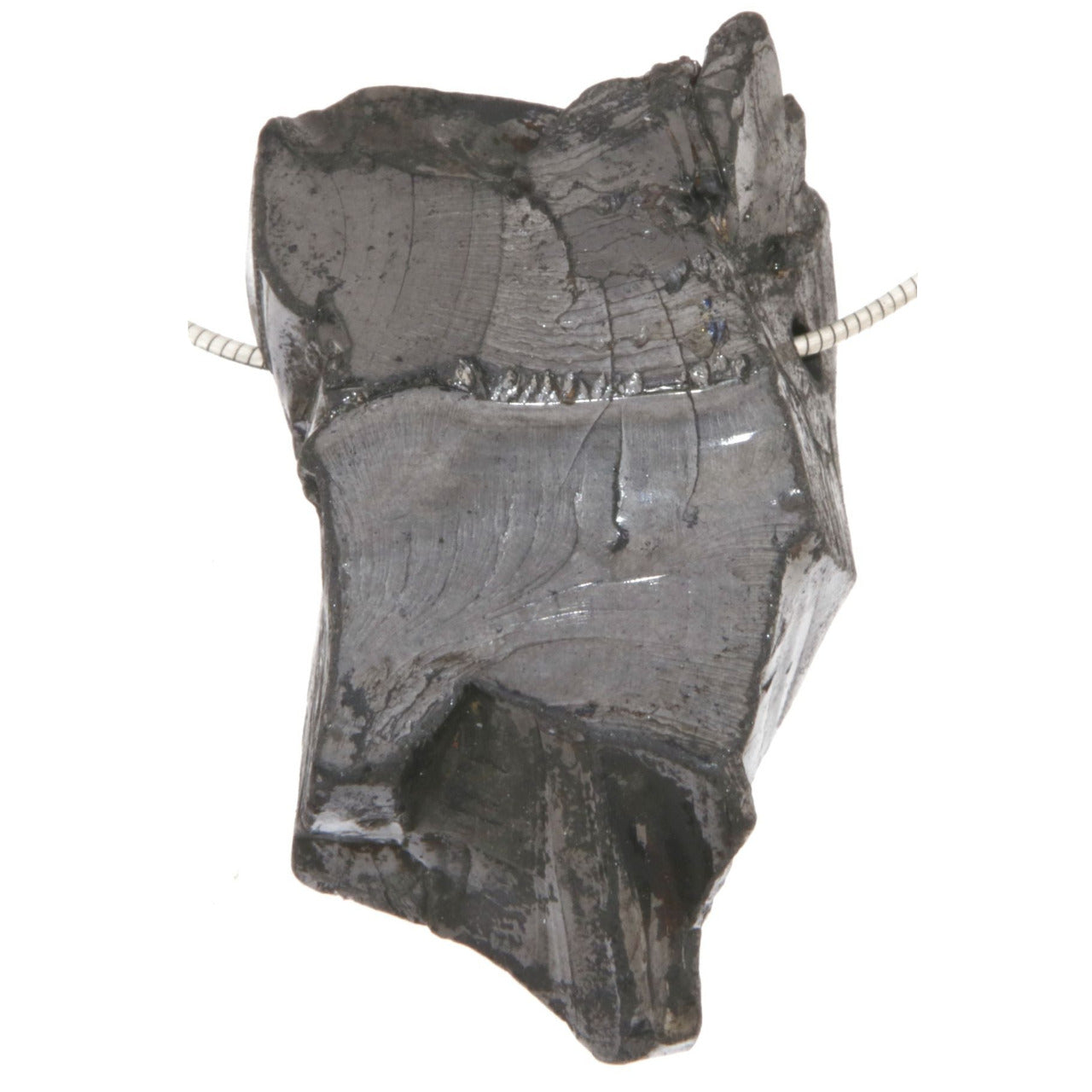 Edelschungit - Elite Schungit - Trommelstein Edelstein Schmuck Anhänger - A Qualität #5454