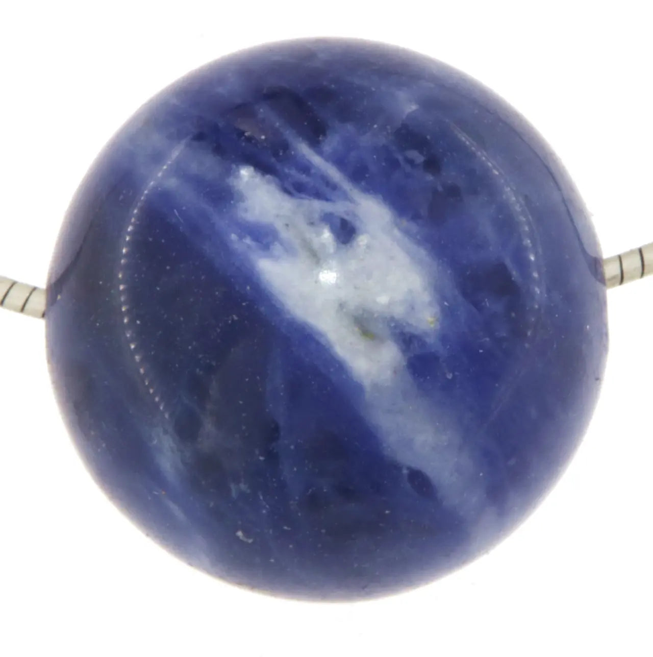 Sodalith Kugel 18mm Schmuck Ketten Anhänger - Edelstein A Qualität #7353 - seelensteinchen