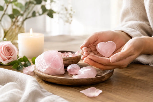 Ein Rosenquarz Ritual gestalten mit Achtsamkeit