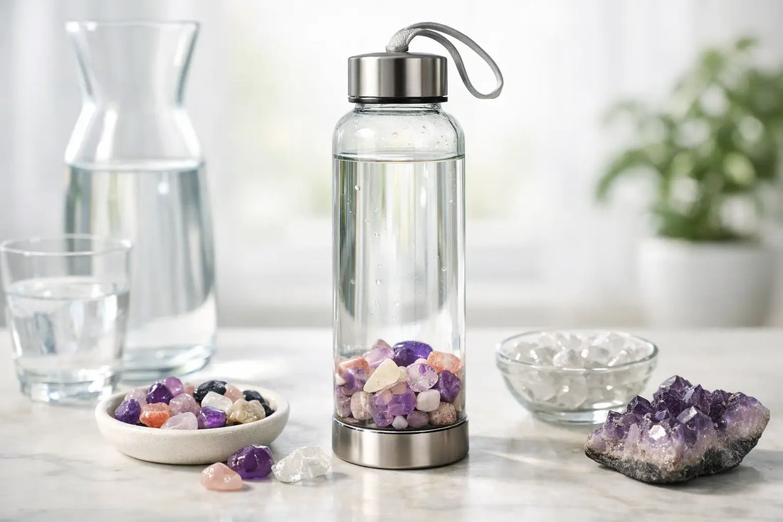 Edelsteinwasser sicher selber herstellen