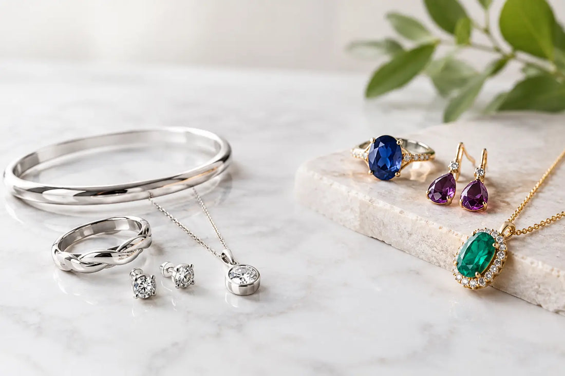 Silberschmuck oder Edelsteinschmuck wählen?
