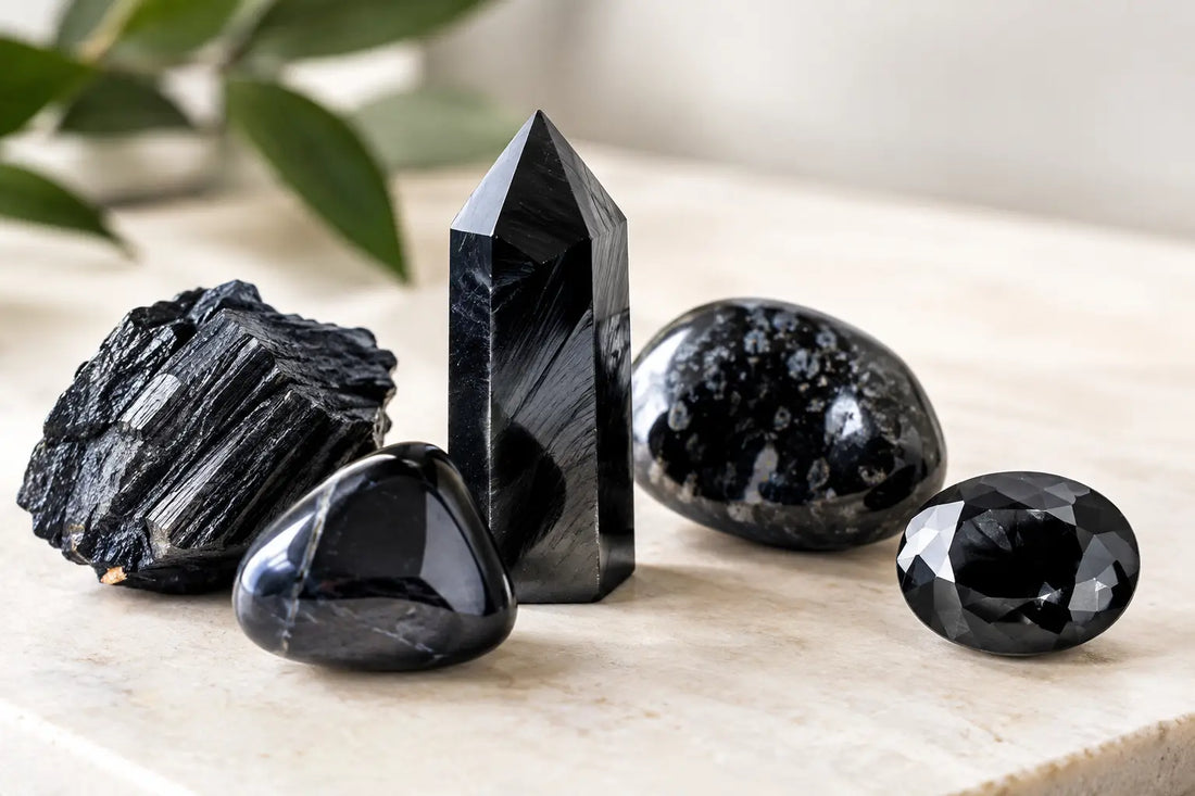 Beliebte schwarze Edelsteine und ihre Wirkung