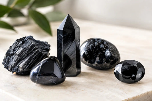 Beliebte schwarze Edelsteine und ihre Wirkung