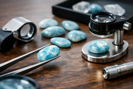 Larimar Stein Echtheit erkennen leicht gemacht