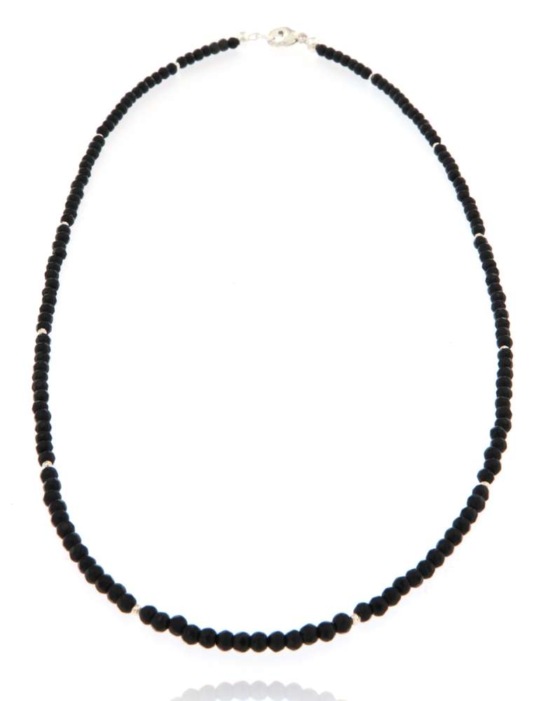 Spinell facettiert delstein Schmuck Kette Collier - 925er Silber #0005