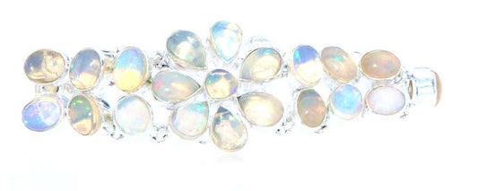 Äthiopischer Opal Edelstein Schmuck Armband - 925er Silber #2674