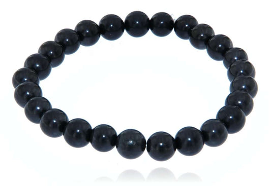 edles Kugel Schungit Edelstein Schmuck Armband #0448