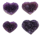 Heart Amethyst Geode Uruguay Size S - Amethyst Geode - A Quality #0624