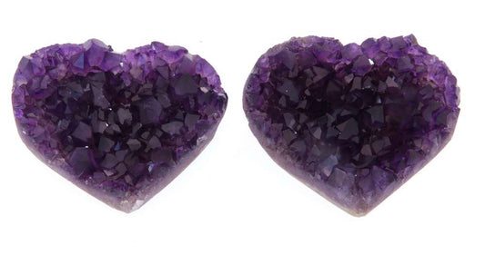 Herz Amethyst Druse Uruguay Größe L - Amethystdruse - A Qualität #0626