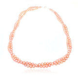 Süßwasser Perlen Schmuck Kette - Collier - 925er Silber #1113