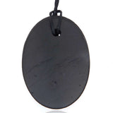 Freeform Schungit Edelstein Schmuck Ketten Anhänger - A Qualität #4112