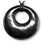 XL Shungite Jewelry Necklace Pendant - Gemstone - A Quality - 50mm