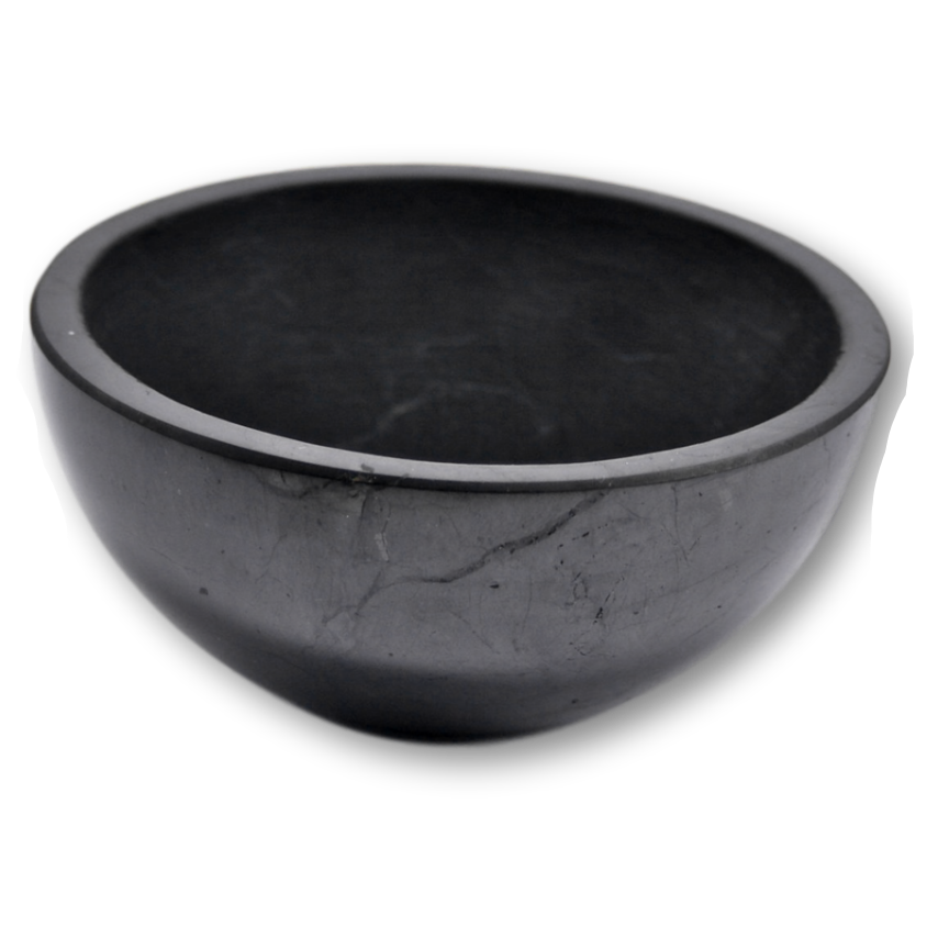 Schungit Schale poliert - Edelstein - 10cm