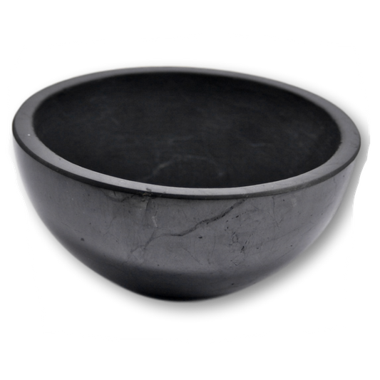 Schungit Schale poliert - Edelstein - 10cm