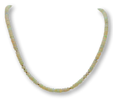 Äthiopischer Opal Edelstein Schmuck Kette - Collier - 925er Silber #3110