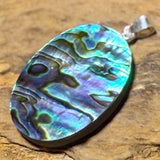 Abalone Muschel Anhänger – schimmernder Naturanhänger #8030 - seelensteinchen