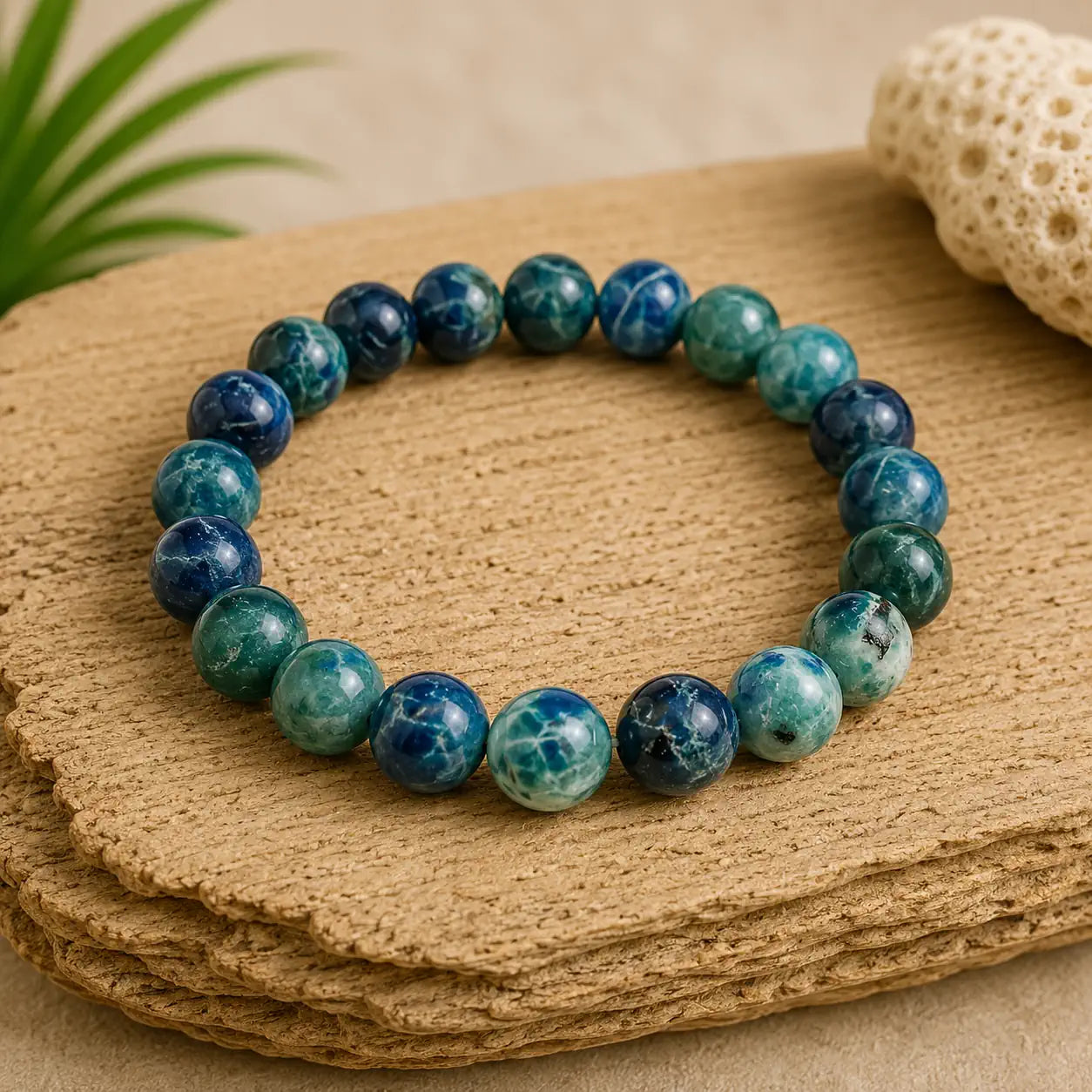 Afghanit - Edelstein Armband - Schmuck - Edelsteinarmband #7121