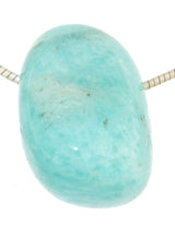Amazonit Trommelstein Edelstein Schmuck Ketten Anhänger - A Qualität #5324