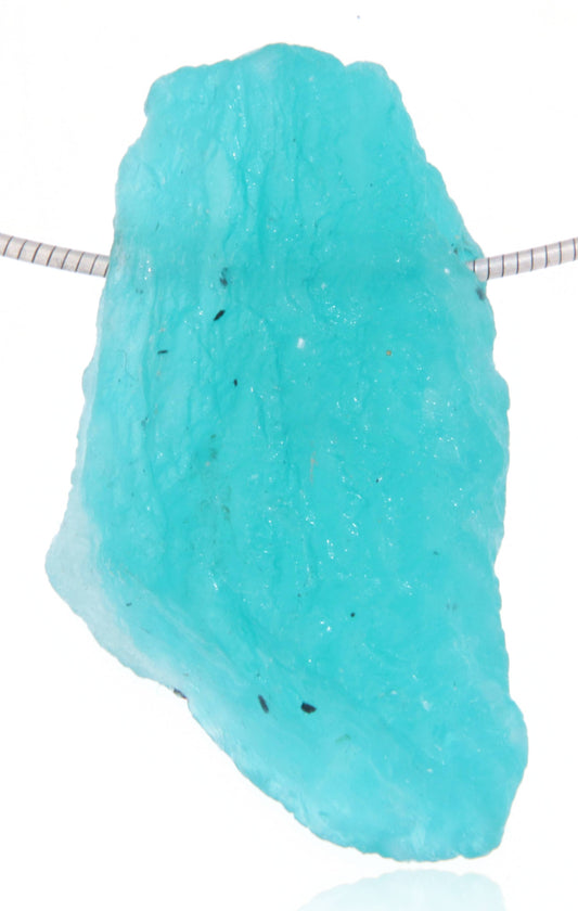 Amazonit Trommelstein Schmuck Ketten Anhänger - Sonderqualität #5184