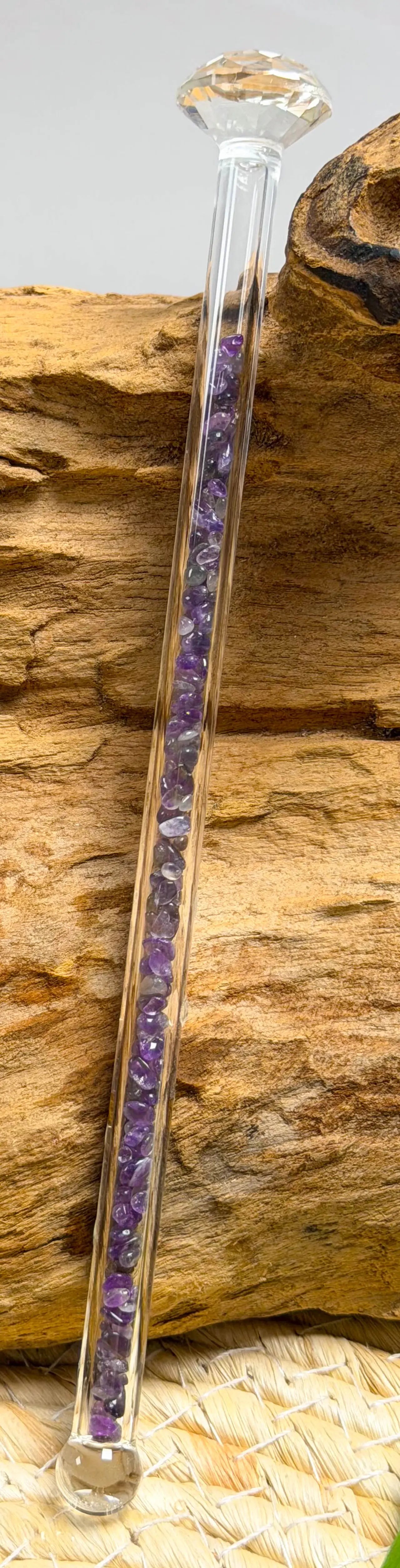 Edelsteinwasser Amethyst PREMIUM Vital Crystal Water Stick - Diamant - Wasseraufbereitung - seelensteinchen