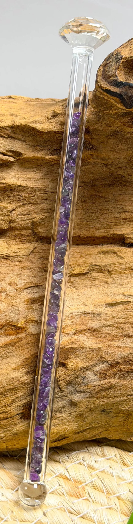 Edelsteinwasser Amethyst PREMIUM Vital Crystal Water Stick - Diamant - Wasseraufbereitung - seelensteinchen