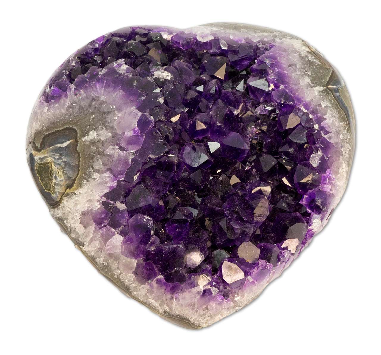edle Herz Amethyst Druse Uruguay 892g - Amethystdruse - Mineralien - A Qualität #0653