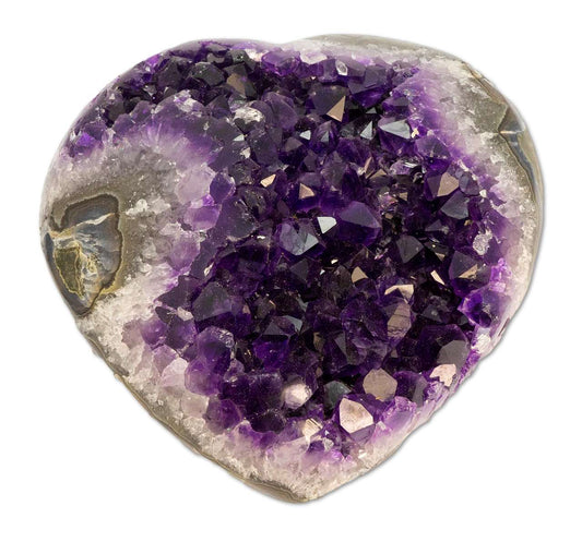 edle Herz Amethyst Druse Uruguay 892g - Amethystdruse - Mineralien - A Qualität #0653