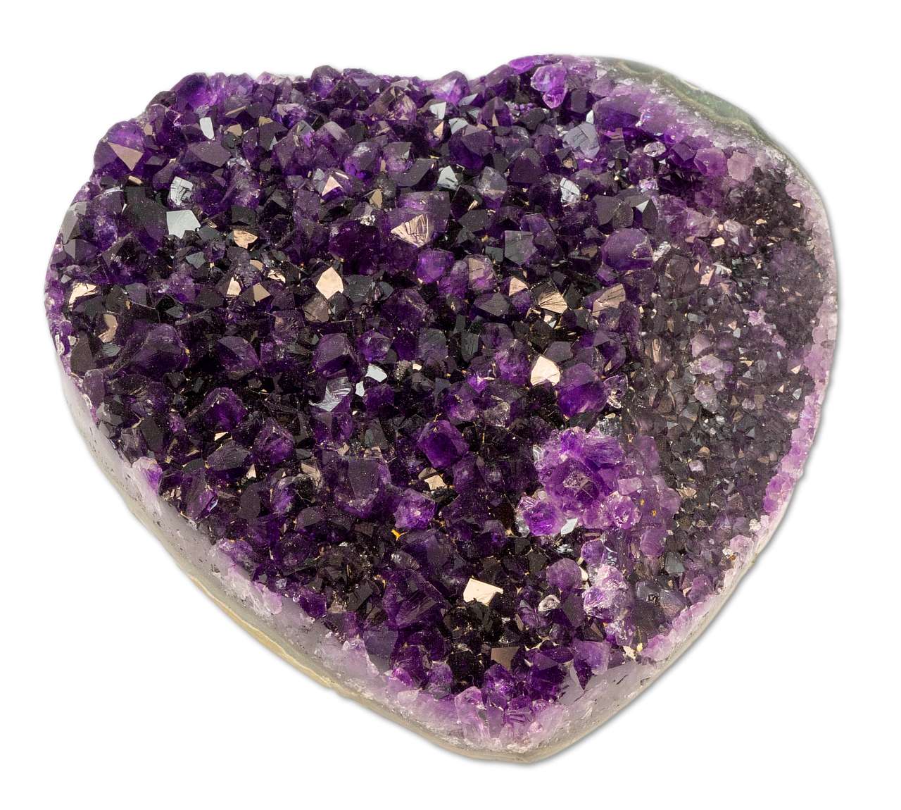 Herz Amethyst Druse Uruguay 1181g - Amethystdruse - Mineralien - A Qualität #0646