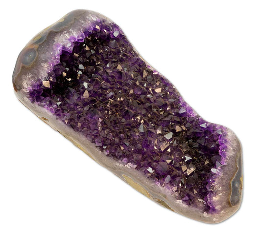 Amethyst Stufe Uruguay 2254g - Amethystdruse - Amethyst Druse - Mineralien - polierter Rand - AA Qualität #6211