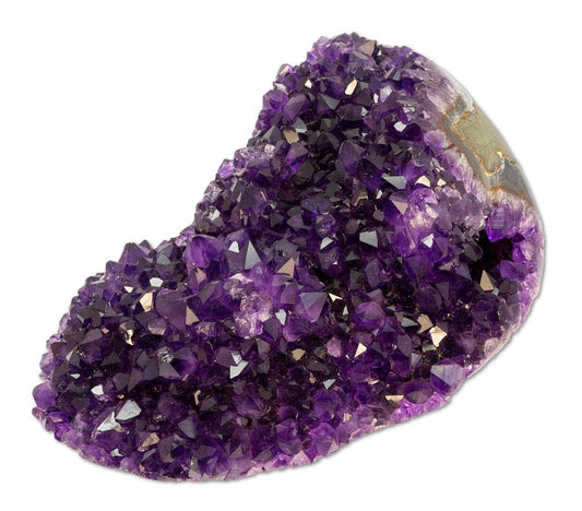 Amethyst Stufe Uruguay 2062g - Amethystdruse - Mineralien - Amethyst Druse - polierter Rand - AA Qualität #6210