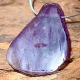 Amethyst Trommelstein Edelstein Schmuck Ketten Anhänger - A Qualität #7424