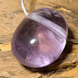 Amethyst Trommelstein Edelstein Schmuck Ketten Anhänger - A Qualität #3019 - seelensteinchen