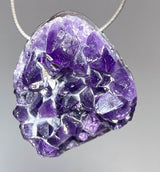 Uruguay Amethyst Trommelstein Edelstein Schmuck Ketten Anhänger - Amethystdruse - A Qualität #5174