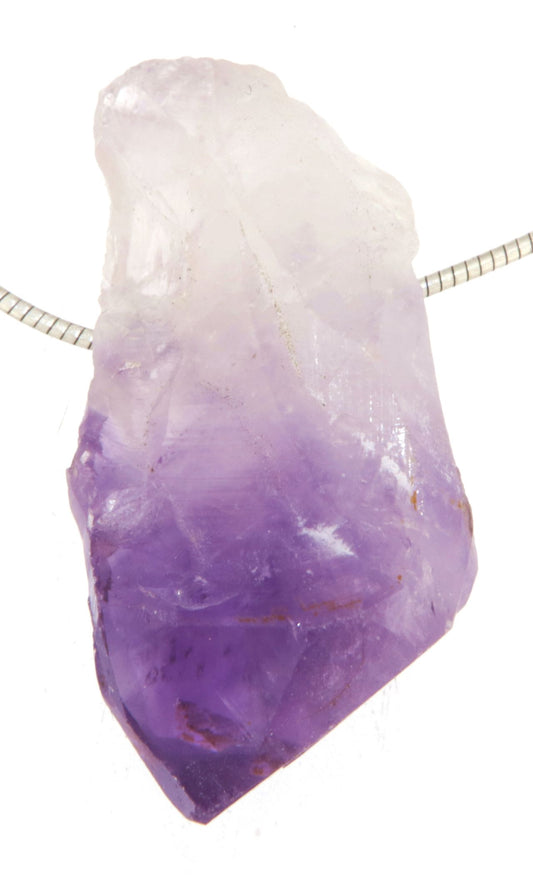 Amethyst Spitze Uruguay Trommelstein Edelstein Schmuck Anhänger - A Qualität #6452