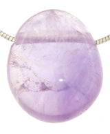 Amethyst Trommelstein Edelstein Schmuck Ketten Anhänger - A Qualität #0065
