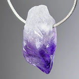 edle Amethyst Spitze aus Uruguay Trommelstein Edelstein Schmuck Anhänger - A Qualität #2961