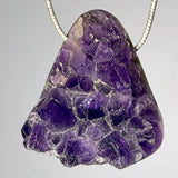 Uruguay Amethyst Trommelstein Edelstein Schmuck Ketten Anhänger - Amethystdruse - A Qualität #0125