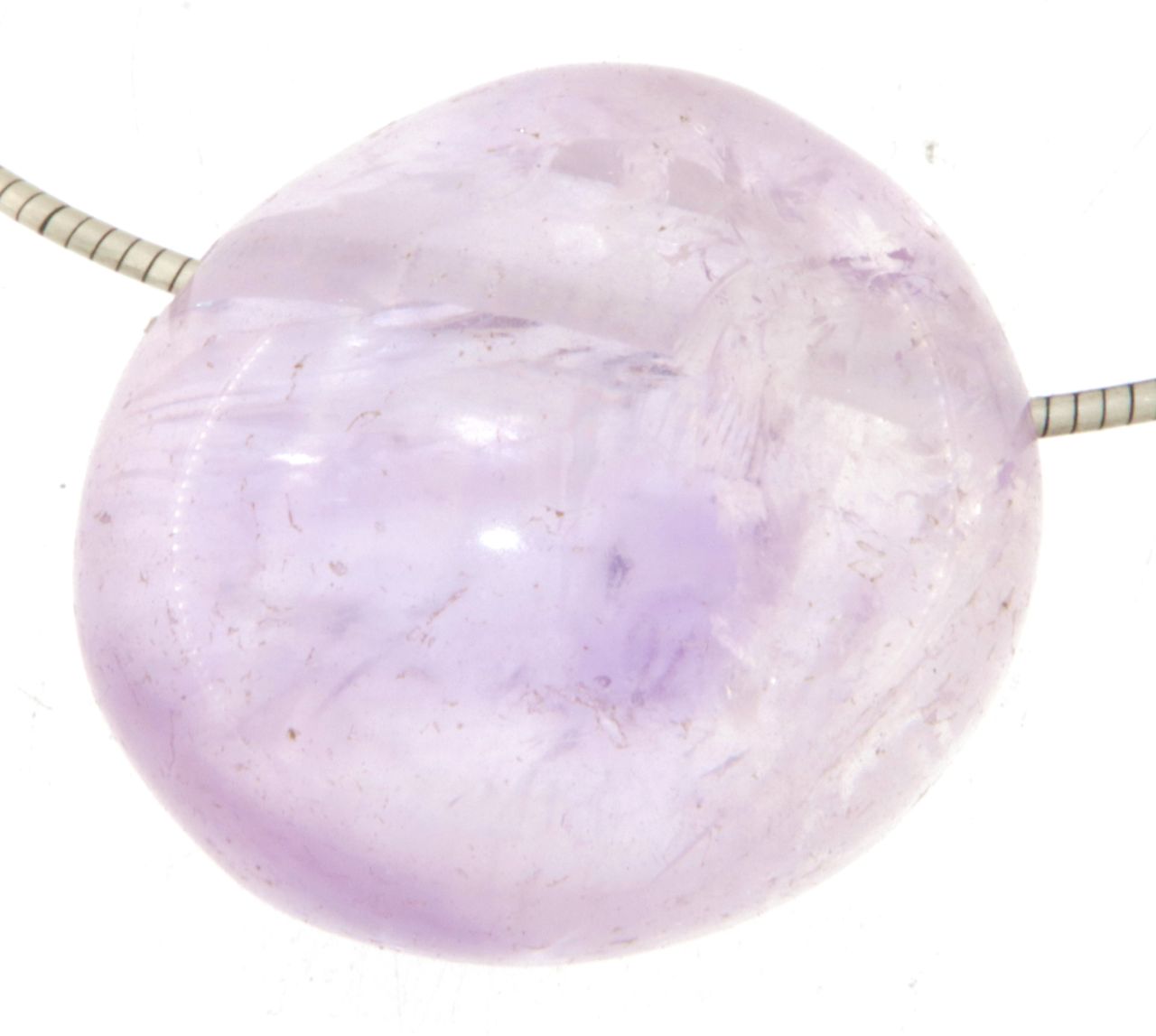 Amethyst Trommelstein Edelstein Schmuck Anhänger - A Qualität - #5358