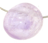 Colgante de joya de piedra tamborileada de amatista - Calidad A - #5358